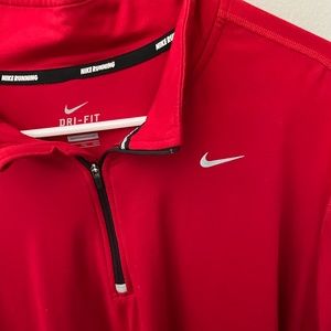 Bright Red Nike Running Top.